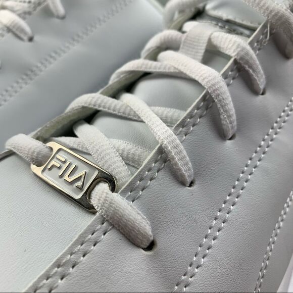 Fila Fulcrum All White Runners Size 10 Mens - Picture 7 of 11
